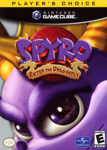 Spyro: Enter the Dragonfly [Player's Choice] cover art GameCube (GC) video game