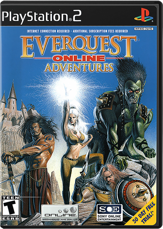 EverQuest Online Adventures cover art for PlayStation 2 (PS2) video game