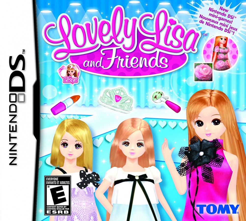 Lovely Lisa and Friends – Nintendo DS: Play mini-games, complete fun challenges, and interact with Lisa and her friends in a colorful world front cover