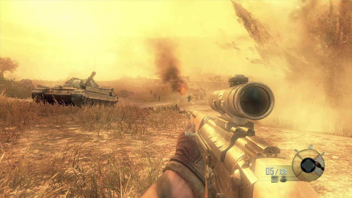 Call of Duty: Black Ops II gameplay for Xbox 360 (X360) first-person shooter video game