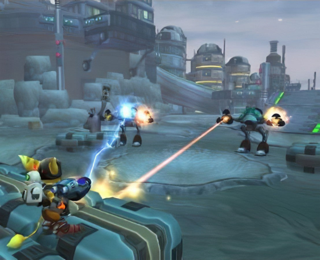 Ratchet & Clank: Up Your Arsenal – PlayStation 2 (PS2) video game gameplay, 3D action platformer.