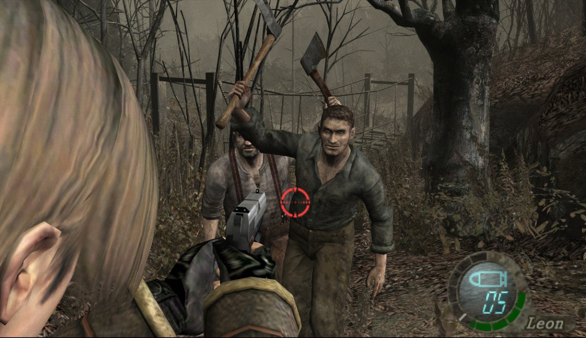 Resident Evil 4 Nintendo Wii for retro video game enthusiasts featuring survival horror gameplay over the shoulder action intense combat terrifying enemies immersive storyline motion controls resource management and collectible gaming appeal gameplay 