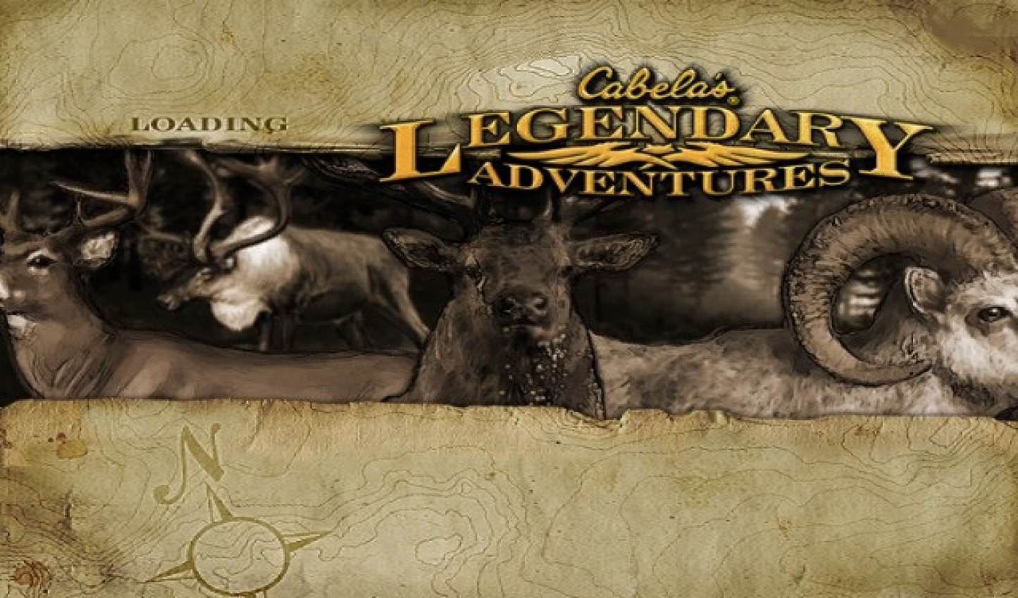 Cabela's Legendary Adventures gameplay art for Nintendo Wii (Wii) video game