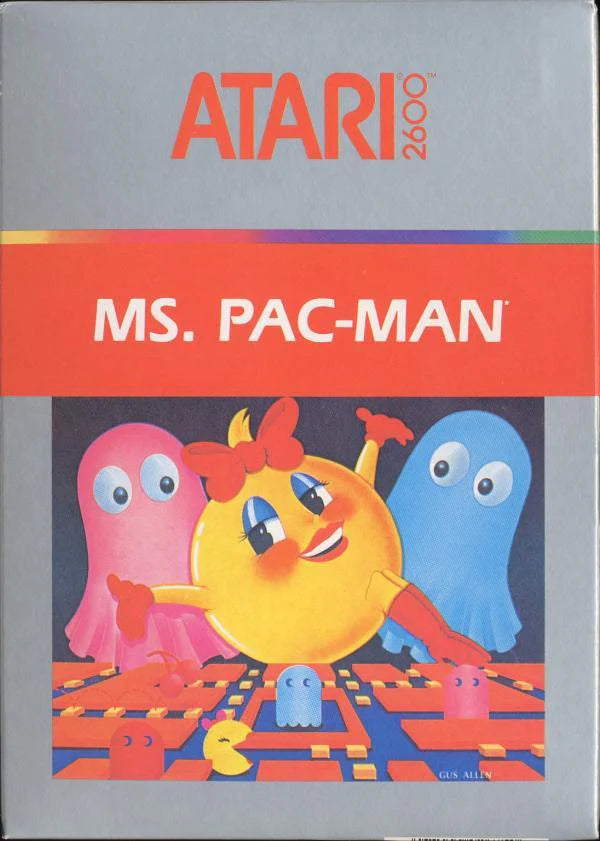 Ms. Pac-Man cover art for Atari 2600 (2600) video game