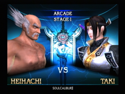 SoulCalibur II PlayStation 2 retro video game fighting game gameplay (2003)