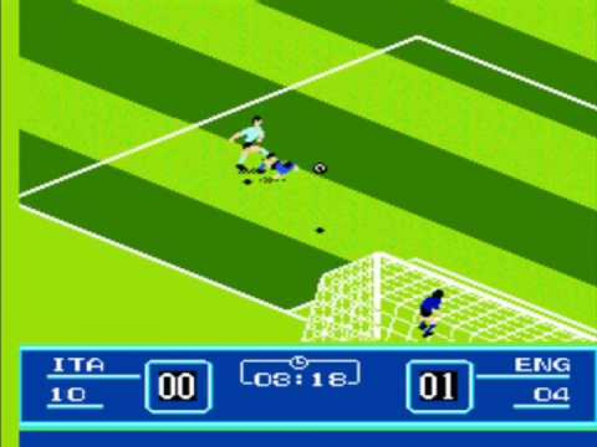 Goal! cartridge for the Nintendo Entertainment System featuring 8 bit soccer gameplay with international teams fast paced matches and arcade style sports action gameplay 