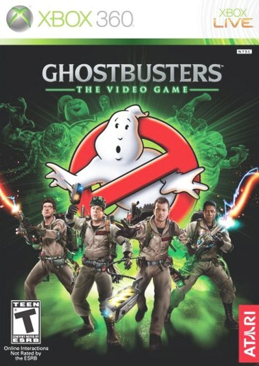 Ghostbusters: The Video Game cover art for Xbox 360 (X360) action-adventure video game