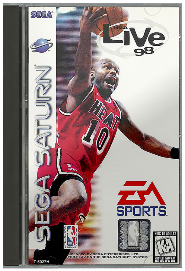 NBA Live 98 cover art for Sega Saturn (SS) video game