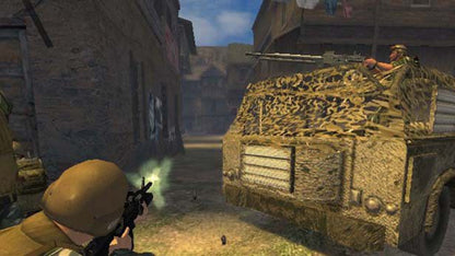 Full Spectrum Warrior: Ten Hammers gameplay for PlayStation 2 (PS2) modern military tactical squad-based action video game