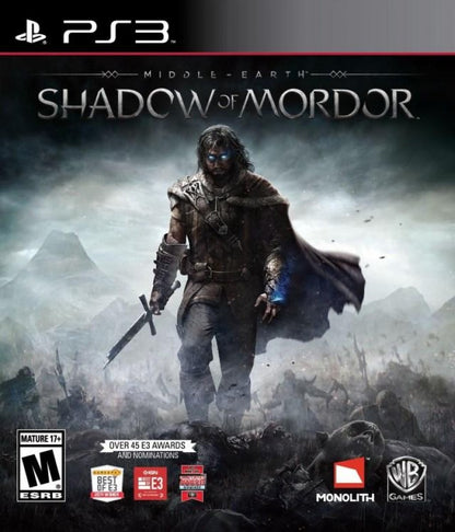 Middle-Earth: Shadow of Mordor cover art for PlayStation 3 (PS3) video game