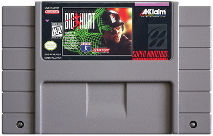 Frank Thomas Big Hurt Baseball cartridge for Super Nintendo Entertainment System SNES retro video game