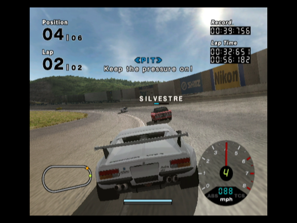 R: Racing Evolution gameplay for Nintendo GameCube (GC) racing simulation video game