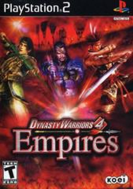 Dynasty Warriors 4: Empires cover art for PlayStation 2 (PS2) video game