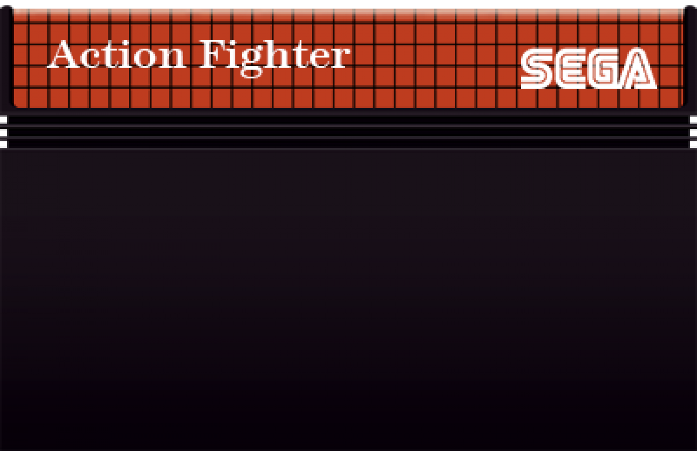 Action Fighter Sega Master System SMS for arcade action racing video game fans featuring high speed vehicle combat motorcycle and car gameplay enemy attacks weapon upgrades power ups challenging stages scrolling action and classic Sega Master System gameplay collectible retro gaming appeal game cartridge