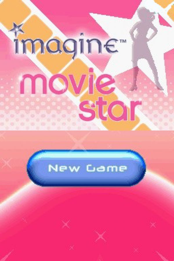 Imagine: Reporter start screen for Nintendo DS (DS) journalism life simulation video game