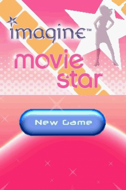 Imagine: Reporter start screen for Nintendo DS (DS) journalism life simulation video game