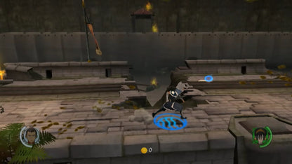 Avatar: The Last Airbender: Into the Inferno for PlayStation 2 (PS2) featuring an action adventure based on Book Three where you play as Aang Katara Sokka and Toph using elemental bending abilities; battle through story missions defeat the Fire Nation and progress toward the final confrontation in this PS2 tie in game gameplay screenshot