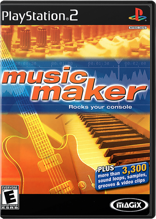 Music Maker cover art for PlayStation 2 (PS2) video game