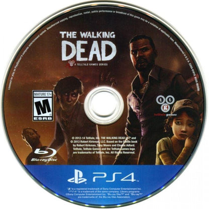 The Walking Dead [Game of the Year] – PlayStation 4 (PS4) video game disc, episodic interactive drama adventure.