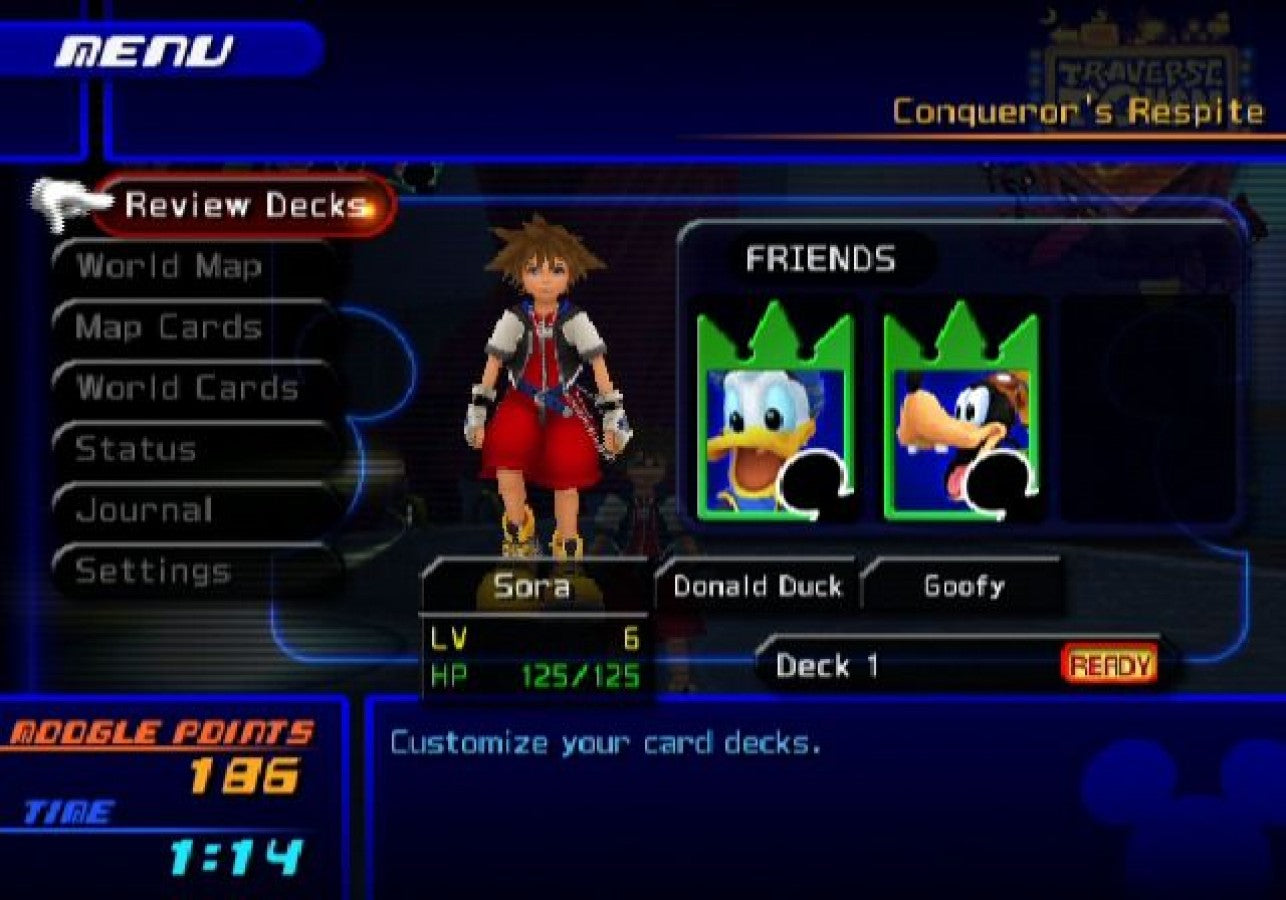 Kingdom Hearts Re:Chain of Memories [Greatest Hits] gameplay for Playstation 2 (PS2) video game