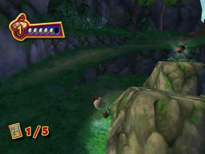 Disney Chicken Little gameplay for GameCube (GC) action-adventure platformer video game