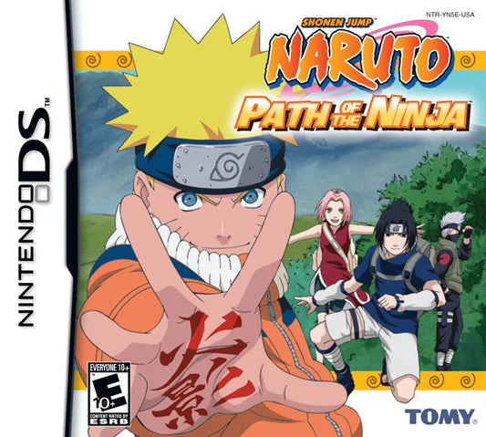 Naruto: Path of The Ninja cover art for Nintendo DS (DS) video game