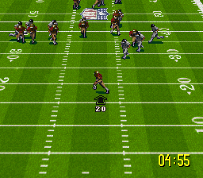 NFL Quarterback Club 96 gameplay for Super Nintendo Entertainment System (SNES) video game