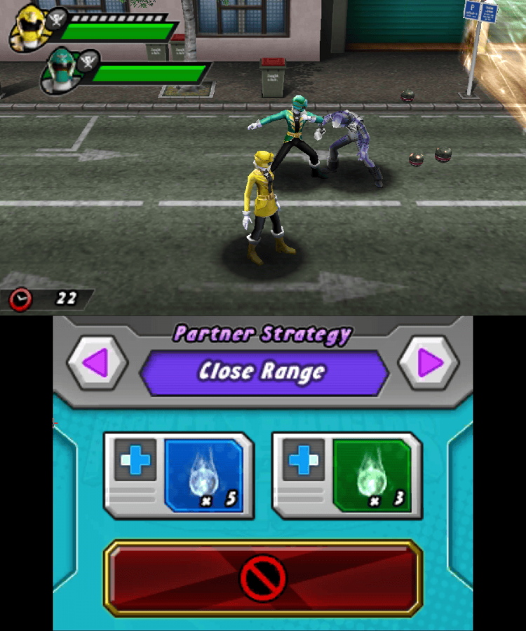 Power Rangers: Super Megaforce gameplay for Nintendo 3DS (3DS) action fighting video game
