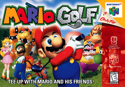 Mario Golf cover art for Nintendo 64 (N64) video game