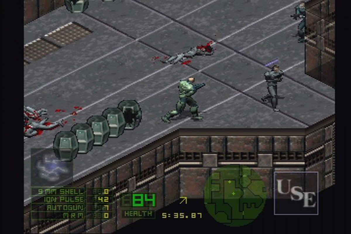 Project Overkill retro action run and gun shooter game for PlayStation 1 (PS1) gameplay