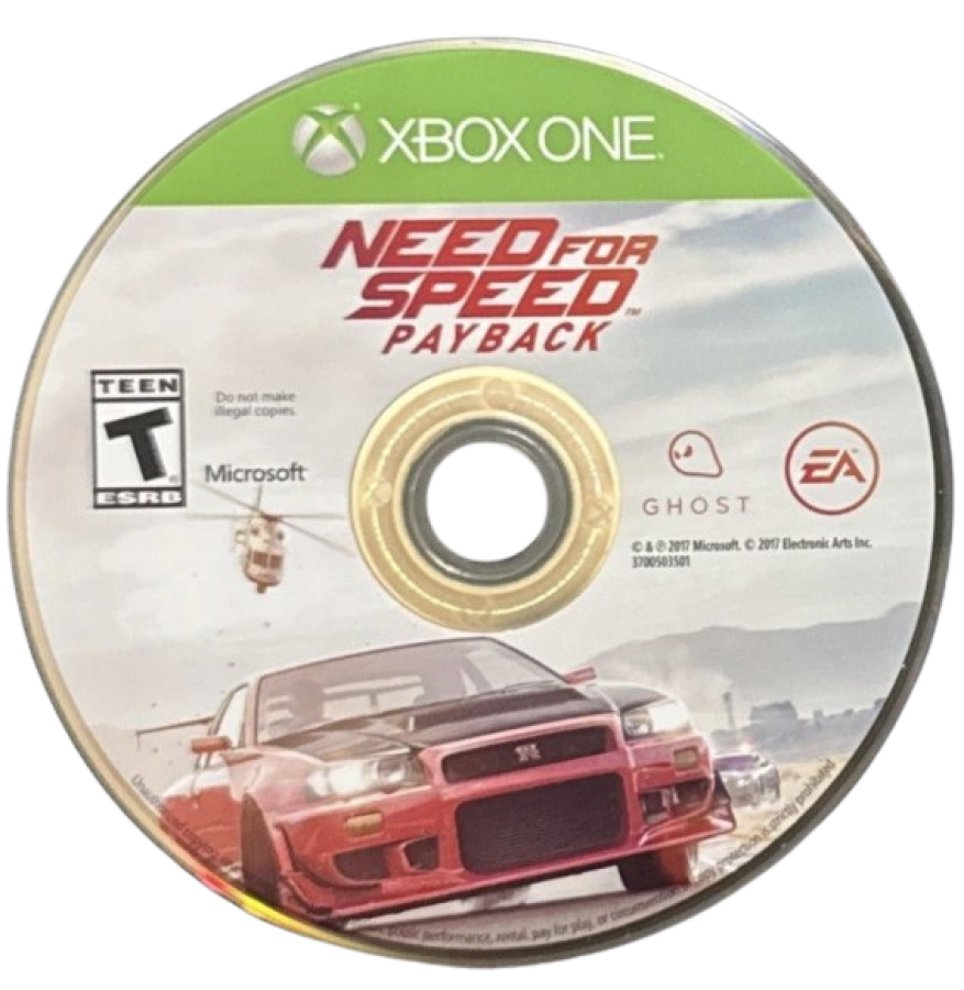 Need for Speed Payback disc for Xbox One (XONE) racing video game