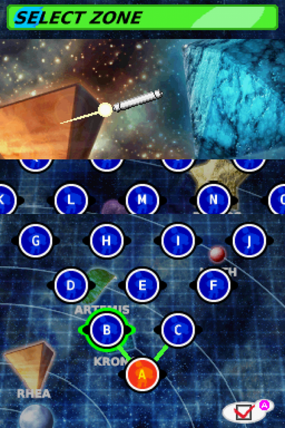 Arkanoid gameplay for Nintendo DS (DS) classic brick-breaking puzzle video game