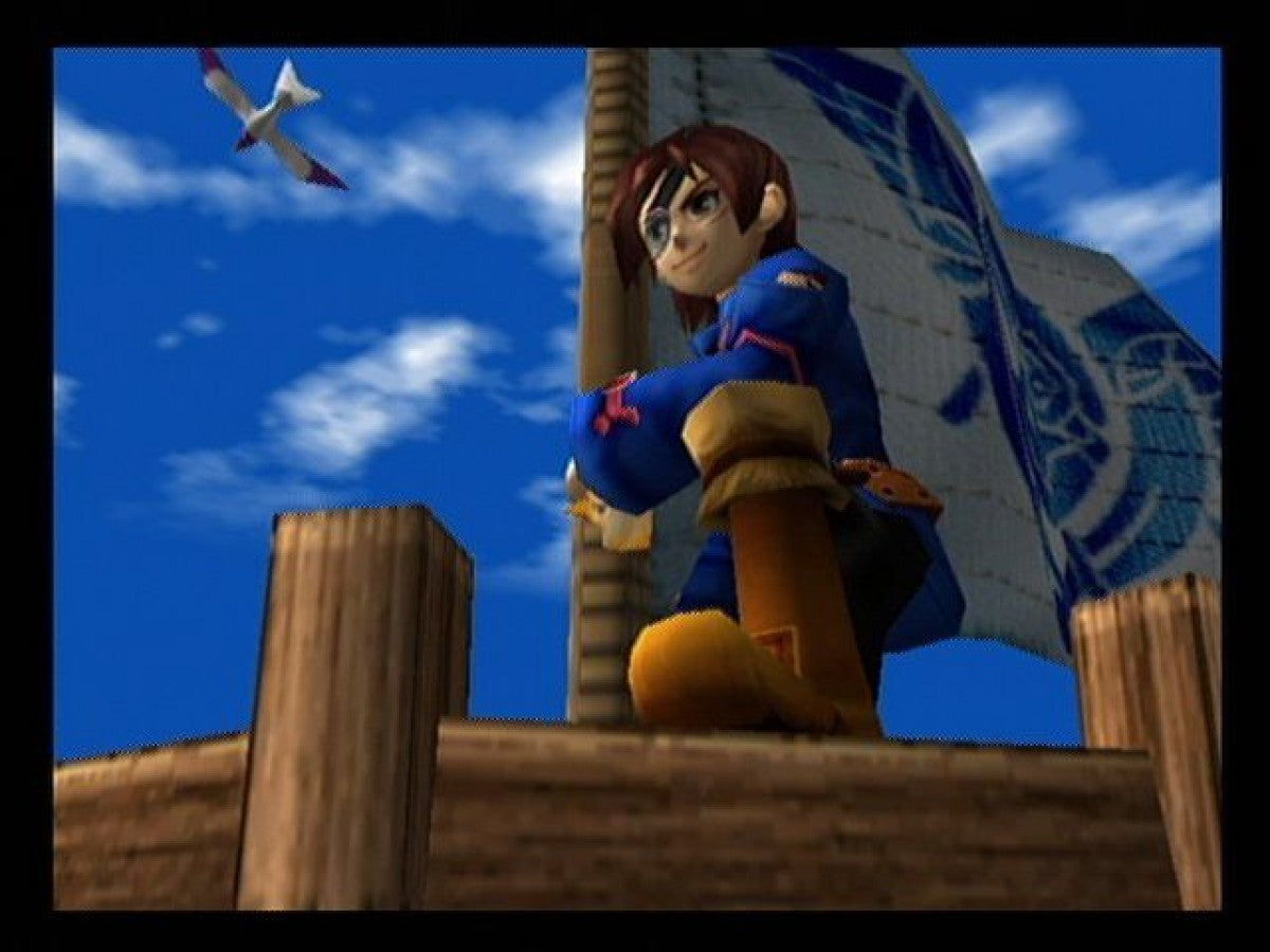 Skies of Arcadia Legends gameplay for Nintendo GameCube (GC) fantasy RPG adventure video game