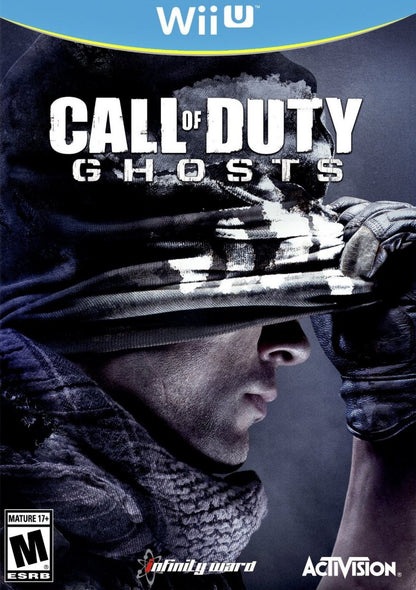 Call of Duty: Ghosts cover art for Nintendo Wii U video game. 