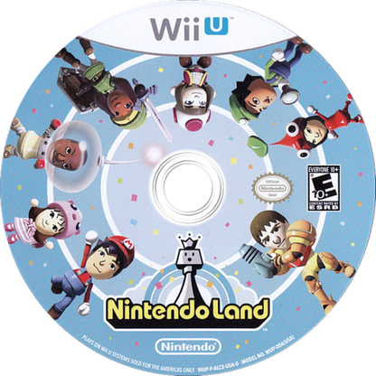 Nintendo Land disc cover art for Nintendo Wii U (WiiU) video game