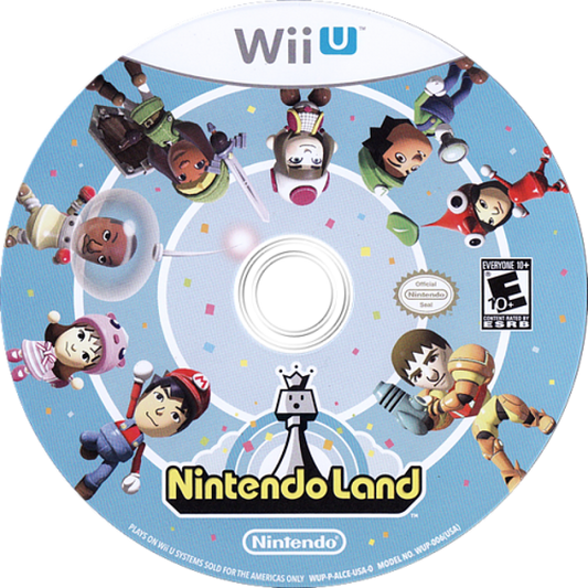Nintendo Land disc cover art for Nintendo Wii U (WiiU) video game