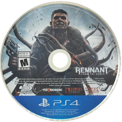 Remnant: From The Ashes – PlayStation 4 (PS4) video game disc, third-person action shooter with cooperative elements