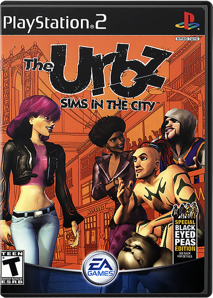 The Urbz: Sims in the City cover art for Playstation 2 (PS2) video game