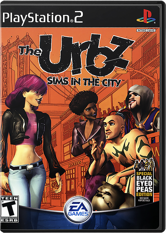 The Urbz: Sims in the City cover art for Playstation 2 (PS2) video game