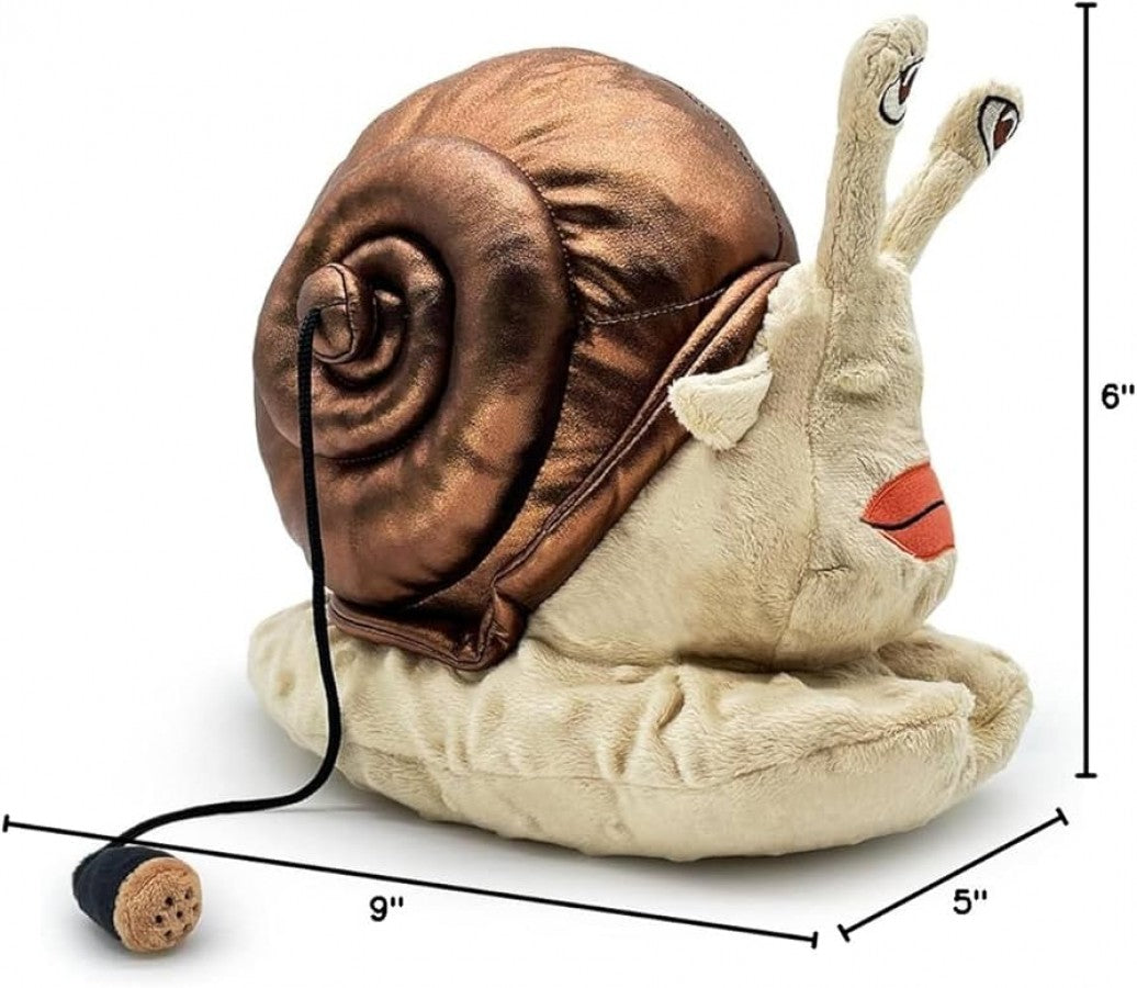 Snail Communicator 9 inch plush toy featuring soft stuffed character design collectible sci fi themed plush and adorable display piece for fans and collectors dimensions