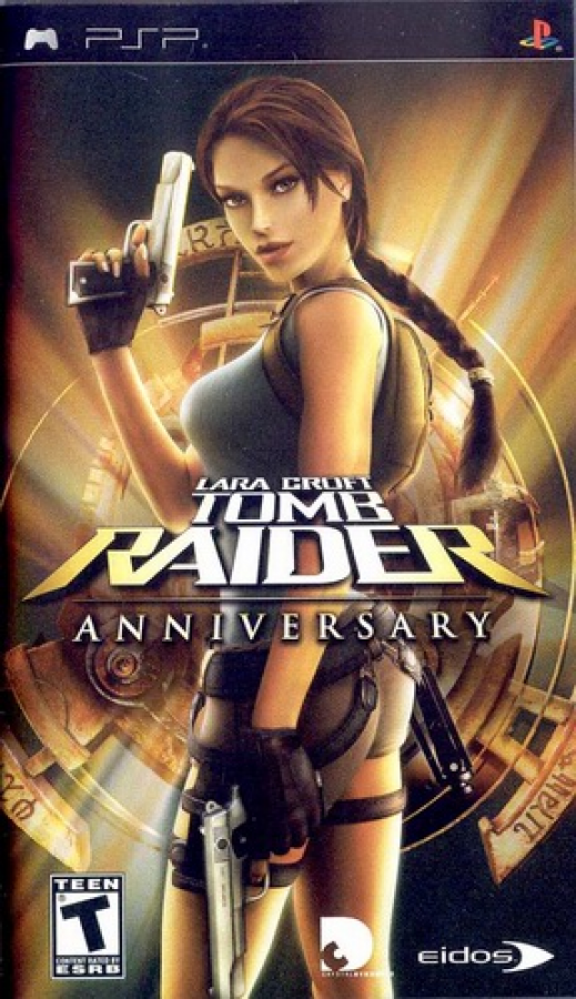 Tomb Raider Anniversary cover art for PlayStation Portable (PSP) video game