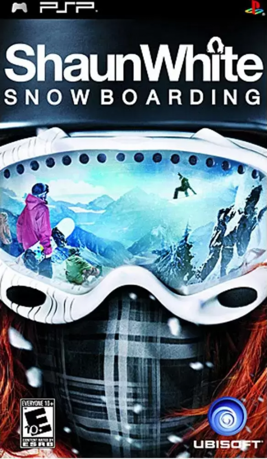 Shaun White Snowboarding cover art for PlayStation Portable (PSP) snowboarding sports game