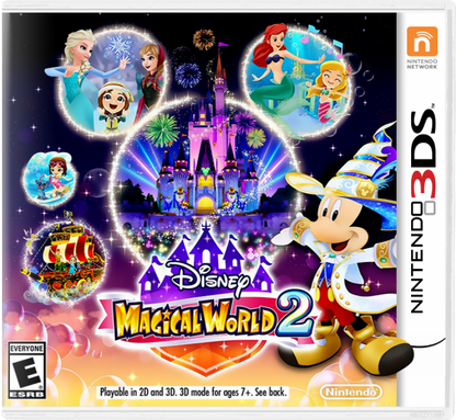 Disney Magical World 2 cover art for Nintendo 3DS (3DS) life simulation video game