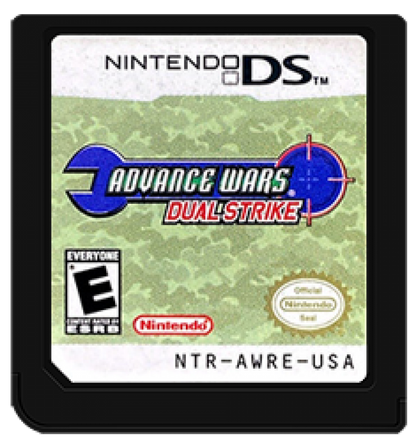 Advance Wars: Dual Strike cartridge art for Nintendo DS (DS) video game