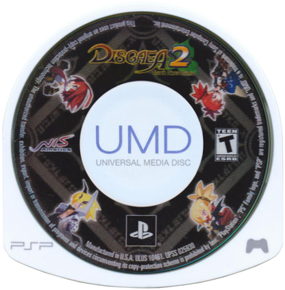 Disgaea 2 Dark Hero Days PSP inspired design featuring tactical role playing adventure aesthetic strategic turn based battles quirky demon world humor deep character customization massive level progression anime inspired visuals and addictive strategy gameplay presentation UMD