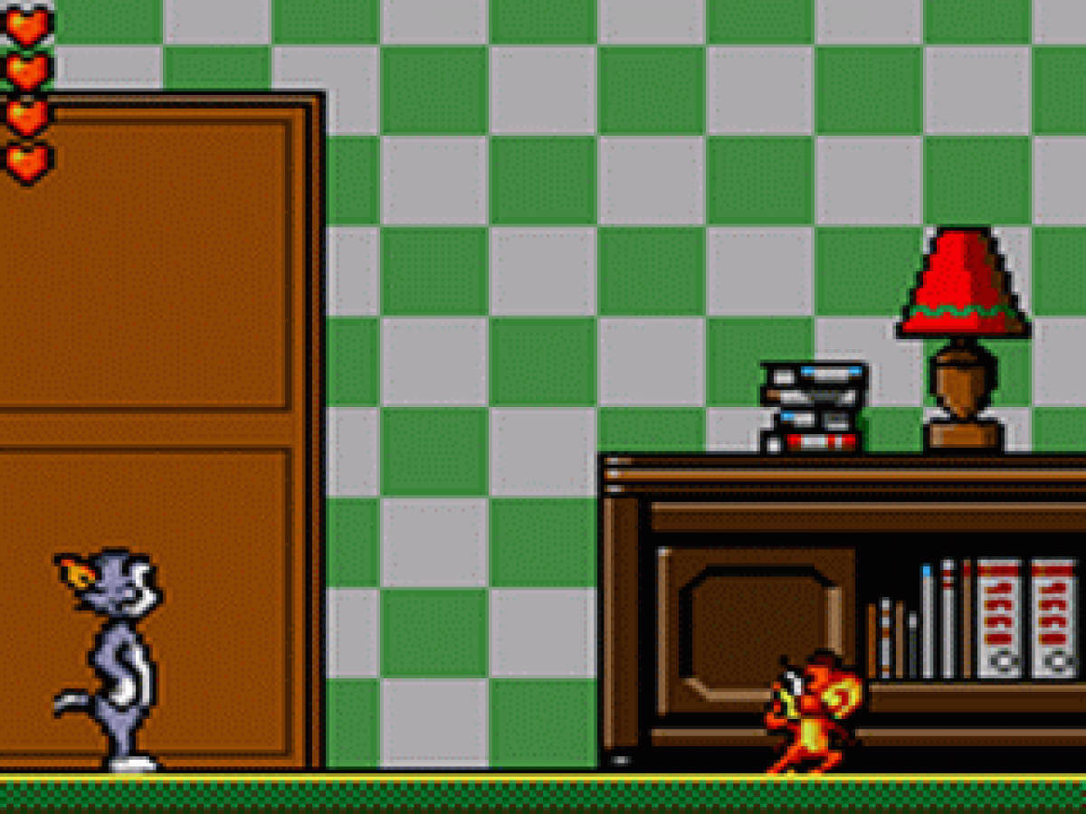 Tom and Terry the Movie gameplay for SEGA Game Gear video game. 