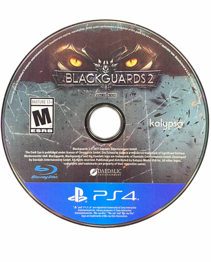 Blackguards 2 PlayStation 4 PS4 for retro video game enthusiasts featuring tactical role playing gameplay turn based strategic combat dark fantasy storytelling character progression challenging battles party management mechanics and collectible gaming appeal disc 