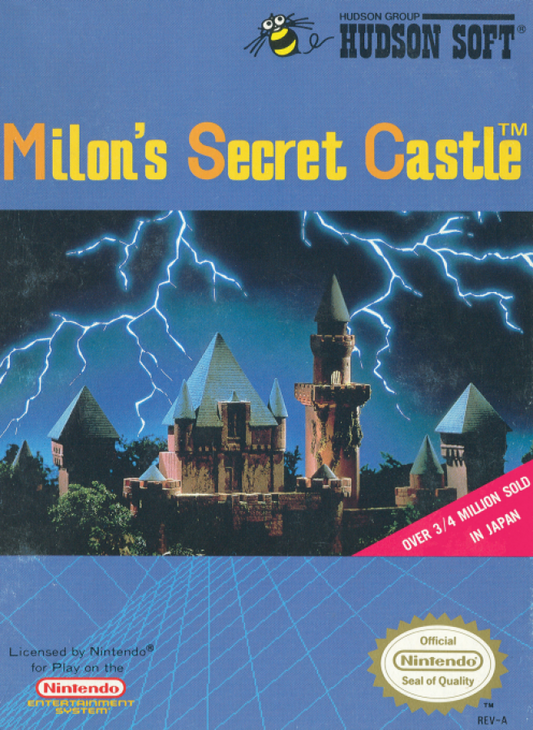 Milon's Secret Castle cover art for Nintendo Entertainment System (NES) video game