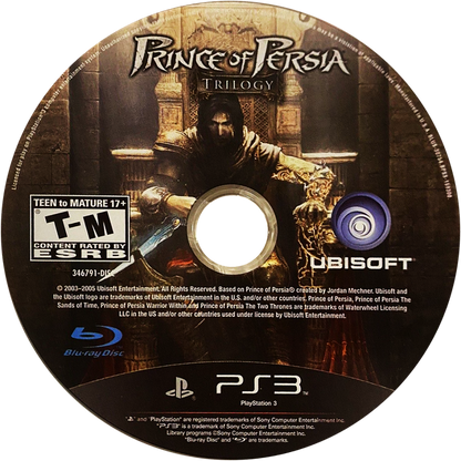 etro Prince of Persia HD Trilogy PlayStation 3 PS3 cover art collectible action adventure compilation game authentic classic gaming disc