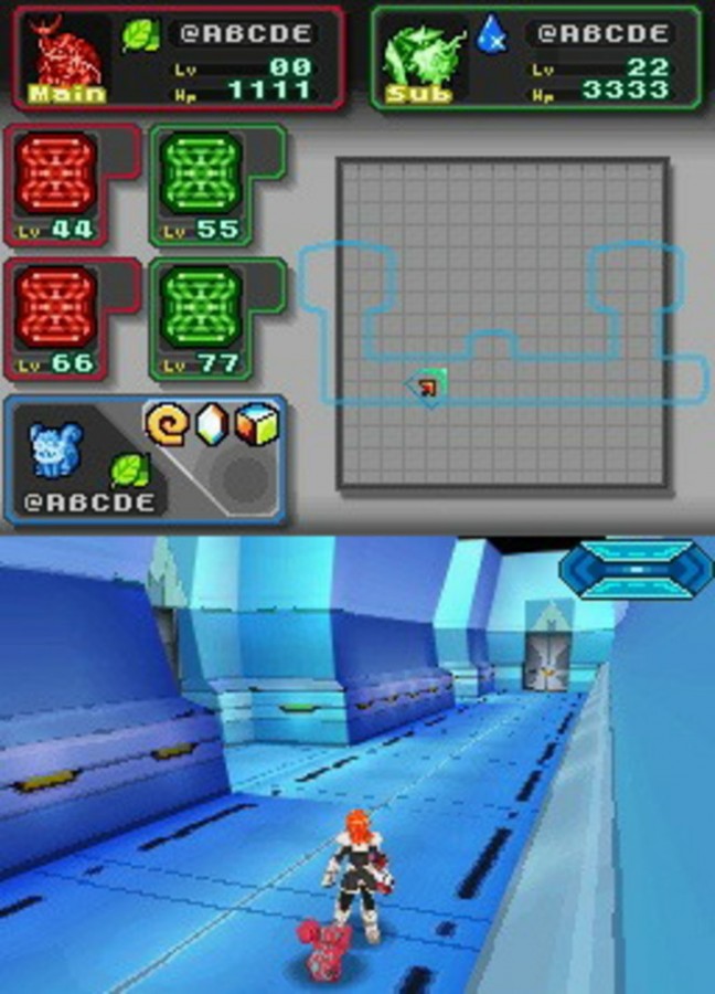 Spectrobes Beyond The Portals Nintendo DS action RPG sequel excavate awaken and train Spectrobes creatures battle the evil Krawl force real-time combat elemental types evolution stages DS microphone features stylus controls excavation mini-games gameplay screenshot